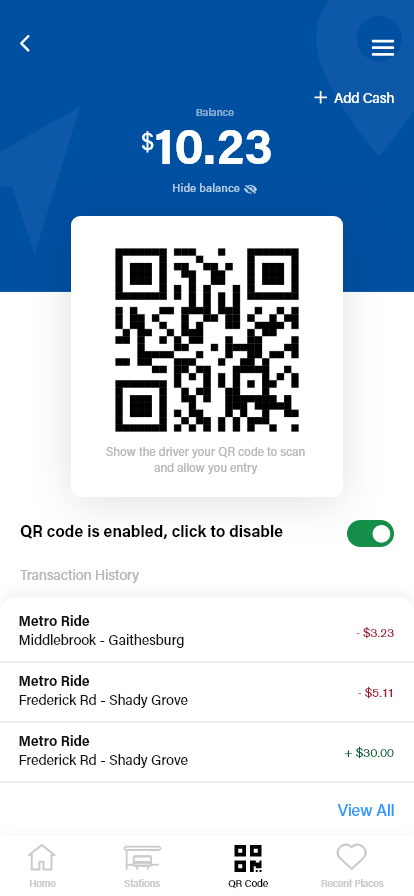 QR Code linked